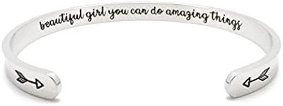 Dczosily Inspirational Cuff Bracele