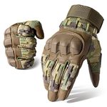 AXBXCX Touch Screen Motorcycle Tactical Gloves for Men Women Airsoft Paintball Motorbike Full Finger Gloves CP S