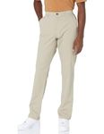 Amazon Essentials Men's Athletic-Fit Broken-in Chino Pant, Khaki, 33W x 34L