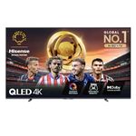 Hisense 100 Inch 4K QLED Smart TV 100E7NQTUK - Quantum Dot Colour, 4K AI Processor, Dolby Vision Atmos, Smooth Motion, Sports Mode, Vidaa OS with Freely, Youtube, Netflix and Disney+ (2024 Model)