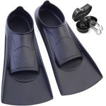 Nagiee Swim Fins, Kids Swim Flippers for Lap Swimming, Comfortable Silicone Flippers with Mesh Bag, Travel Size Swimming Flippers for Women Youth Adults