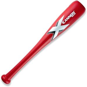 One Hand Bat Trainer for Baseball and Softball, Develop Swing Mechanics, Birchwood (Red, 18 Inch)