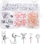 200 Pieces Push Pins Set, 5 Types C