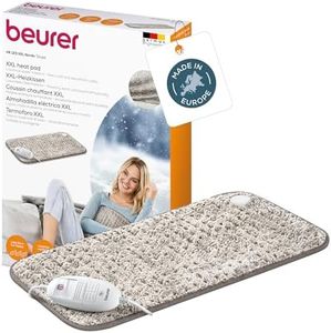 Beurer Heizkissen HK 123 XXL Nordic, kuscheliges Wärmekissen mit 3 Temperaturstufen und Abschaltautomatik, maschinenwaschbar, made in Europe, XXL-Format 60 x 30 cm, Felloptik