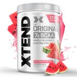 Scivation Xtend BCAAs Powder for Adults (Pre-Workout, 7g BCAAs, 0g Carbs,Sugar & Calories, 3.5 Leucine, 2.5g L-Glutamine, 1g Citrulline Malate) - 402gm, 30 Servings (Watermelon)