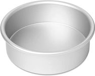 SEIKO Aluminium Baking Round Cake Pan/Mould for Microwave Oven - 8" Diameter x 2.25" Height for 1KG Cake