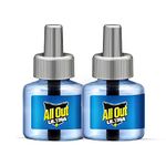 All Out Ultra Liquid Vaporizer, 2 Refills (45ml each) | Kills Dengue, Malaria & Chikungunya Spreading Mosquitoes| India's Only Mosquito Killer Brand Recommended by Indian Medical Association