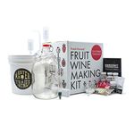 Master Vintner Fresh Harvest 1 Gallon Homemade Small Batch Fruit Wine Making Kit - 2 Gallon Plastic Fermentor with Lid Equipment