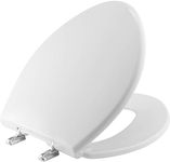 BEMIS 1000CPT Paramont Heavy Duty Oversized Closed Front Toilet Seat with 1,000 lb Weight Limit Will Never Loosen & Reduce Call-Backs, Round/Elongated, Plastic, White