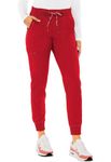 Med Couture Touch Women's Jogger Yoga Pant, Red, X-Large