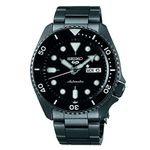 Seiko SRPD65 5 Sports 24-Jewel Automatic Watch - Black/Stainless