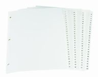 Oxford Binder Dividers Preprinted, Numbers 1-100, Letter, White