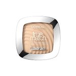 L'Oréal Paris Powder Foundation, Super-Blendable, With Hyaluronic Acid, Light Texture for a Flawless Finish, True Match Perfecting Powder, W1