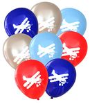 Biplane Vintage Airplane Party Balloons by Nerdy Words