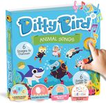 Ditty Bird Animal Book for Toddlers | Realistic Sound Book | Interactive Board Books for Toddlers 1-3 | Sensory, Musical Books for Animal Lovers | Baby Shark Sturdy Nursery Rhyme Toys for Baby