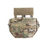 EXCELLENT ELITE SPANKER Tactical Drop Dump Pouch Molle Tool Pouch with Hook & Loop Carrying Kit Bag for Tactical Vest Chest Rig(Multicam)