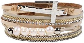 Vercret Leather Wrap Bracelet for W