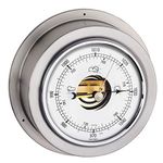 TFA Dostmann Maritim 29.4024.54.B Weather Forecast Analogue Barometer Silver (L) 140 x (W) 59 x (H) 140 mm