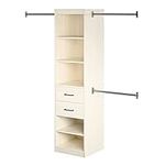 5 Shelf / 2 Drawer Closet Organizer