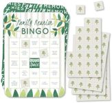 Big Dot of Happiness Family Tree Reunion - Bingo Cards and Markers - Family Gathering Party Bingo Game - Set of 18