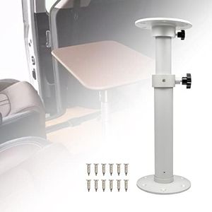 RULLINE Adjustable Table Pedestal Detachable Table Base Stand Leg Base Mount Kit 17.7‑27.5 inch Compatible with Boat Yacht RV Motorhome Caravan