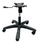 PP Chair Executive Chairs Revolving Chair Nylon Fiber Base + Casters (Black) Wheels + Gas Hydraulic Lift Cylinder (120 mm) + Chair Plate Single Lever Heavy Duty Mostly Fited to Every Chair