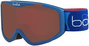 bollé - ROCKET Blue Aerospcae Matte - Rosy Bronze Cat 3, Ski Goggles, Medium, Unisex Kids
