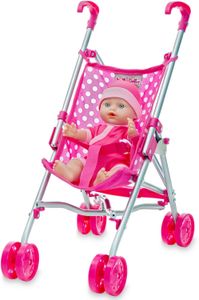 Molly Dolly Dolls Pram Set – Toy Stroller and Accessories for Kids