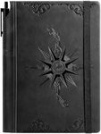 CAGIE Compass Leather Notebook Jour