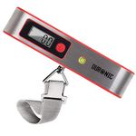 Duronic Luggage Scale LS1018 Digital 50KG Capacity for | Bag | Suitcase | Travel | Digital | Scales Weights with straps and batteries for Travel | Outdoor | Home