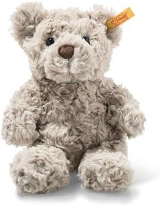 Steiff 113413 Soft Cuddly Friends Honey Teddy Bear, Grey, 18 cm