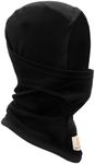 BOCOMAL FR Balaclava Flame Resistant Face Mask Hood Arc Rated 10oz Modacrylic Blend Black One Size