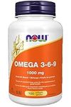 NOW Supplements Omega 3-6-9 Seed Oil Blend 1000mg Softgels, 100 Count