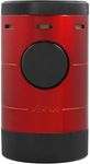 XiKAR Volta Tabletop Quad Jet Flame Butane Torch Lighter for Cigars, Red| High Capacity Tank, Adjustable Flame, Ergonomic Design with Push Button and EZ-Fuel Window