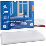 Fly Screens for Windows: 150x130cm White Mosquito Net for Window – Insect Mesh Netting – Window Screen Protector Mosquito Nets for Windows LIVAIA, Mosquito net