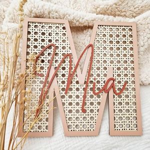 Chillever - Custom Wood Personalized Initial and Name Sign, Exquisite Nursery Decor and Wall Art for Girl or Boy Room, Baby Letter Room Decor, Custom Baby Name Letters for Boys Room