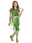 Rubie's Poison Ivy Deluxe Costume, Kids DC Super Hero Girls Outfit, Large, Age 8 - 10 years, HEIGHT 4’ 8” - 5' 0"