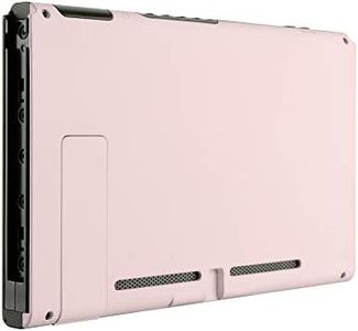 eXtremeRate Cherry Blossoms Pink Console Back Plate for Nintendo Switch, DIY Replacement Housing Shell Case for Nintendo Switch Console with Kickstand [Only The Backplate]