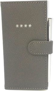 Cuaderno de contraseñas con pestañas de la A a la Z para información de inicio de sesión en Internet, tacto fino y suave, 16 x 8,5 cm, diario con bolígrafo