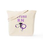 CafePress Nurse Future RN Tote Bag Natural Canvas Tote Bag, Reusable Shopping Bag