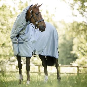 Horseware® Amigo® Bug Rug Plus Fly Sheet - Heather Blue/Blue & Silver, 81
