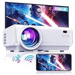 TOPTRO WiFi Bluetooth Projector 9500Lumen 1080P Support Home Video Projector Mini Portable Movie Projector, 200" Display & Zoom 50%, Built-in HiFi Speaker for TV Stick/Phone/Laptop/PS4/PC/USB/VGA/HDMI