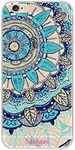 BubbleGum Cases HENNA TRIBAL [Funky Blue] iPhone 6s PLUS Case, Apple iPhone 6s/6 Plus Case 5.5 Inch Bumper Cover Bumper and Anti-Scratch Transparent See Through