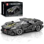 VGD Super Sports Car Building Kit,Challenging Buildable Racing Super car Model Building Blocks Toy for Adult Kids Boys Giving or Collection (339pcs)