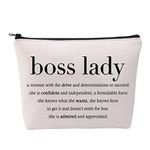 Boss Lady Gift Boss Lady Survival Kit Boss Lady Appreciation Gifts Female Boss Zipper Pouch Makeup Bag Bosses Day Gifts Leader Retirement Gift (boss Lady ca)