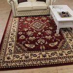 Lord of Rugs Sherborne Quality Traditional Classic Oriental Living Room Bedroom Rug Red Medium 120x170cm (4'x5'6'')