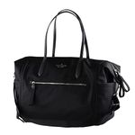 Kate Spade New York Chelsea Weekender Bag Black, Black, 11.2'' H x 8.8'' D x 18''w (top)