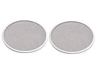 ZenShop Combo Aluminum Pizza Screen/Mesh for Home Kitchen Restaurant Supplies, Diameter 8 inch, Sliver (Pack of 2)