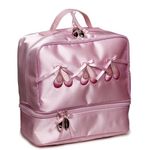 Katz Dancewear Beautiful Girls Pink satin ballet dance shoe hand bag KB37 Christmas Birthday Present