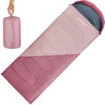 Clostnature Sleeping Bag for Adults and Kids - Compact Lightweight Sleeping Bag, 3-4 Season Ultralight for Summer, Winter, Children, Girls, Boys, Camping, Backpacking with Storage Sack(Left Zipper)